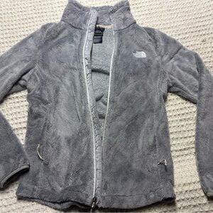 Gray Fleece Osito Jacket by The North Face